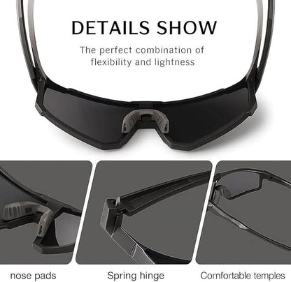 Polarized Sports Sunglasses Men Women, Outdoors UV Protection Sun glasses,Cycling Fishing Baseball Running Sunglasses