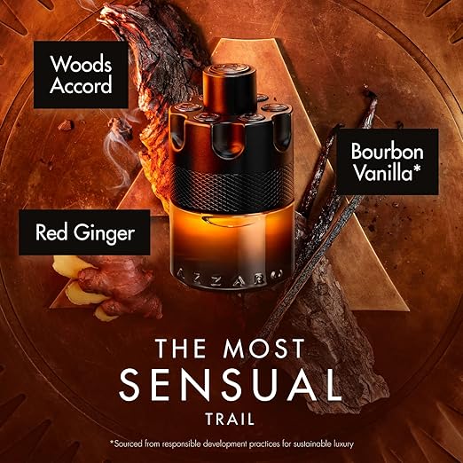 Azzaro The Most Wanted Parfum - Intense Mens Cologne - Spicy &amp; Seductive Fragrance for Date Night - Lasting Wear - Irresistible Luxury Perfumes for Men