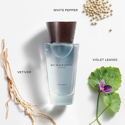 Burberry Touch Eau de Toilette – Fresh Aromatic Cologne – With Notes of Mandarin Tree, Musk, Cedarwood &amp; Vetiver – Long Lasting Fragrance for Everyday Wear – Luxury Perfume for Men